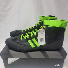 Adidas Combat Speed 4 Wrestling Shoes 2024 Men Size 15 #IG2025 Black  / Green