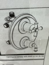 American Standard TU052740.002 Delancey 2-Handle Integrated Shower Diverter Trim