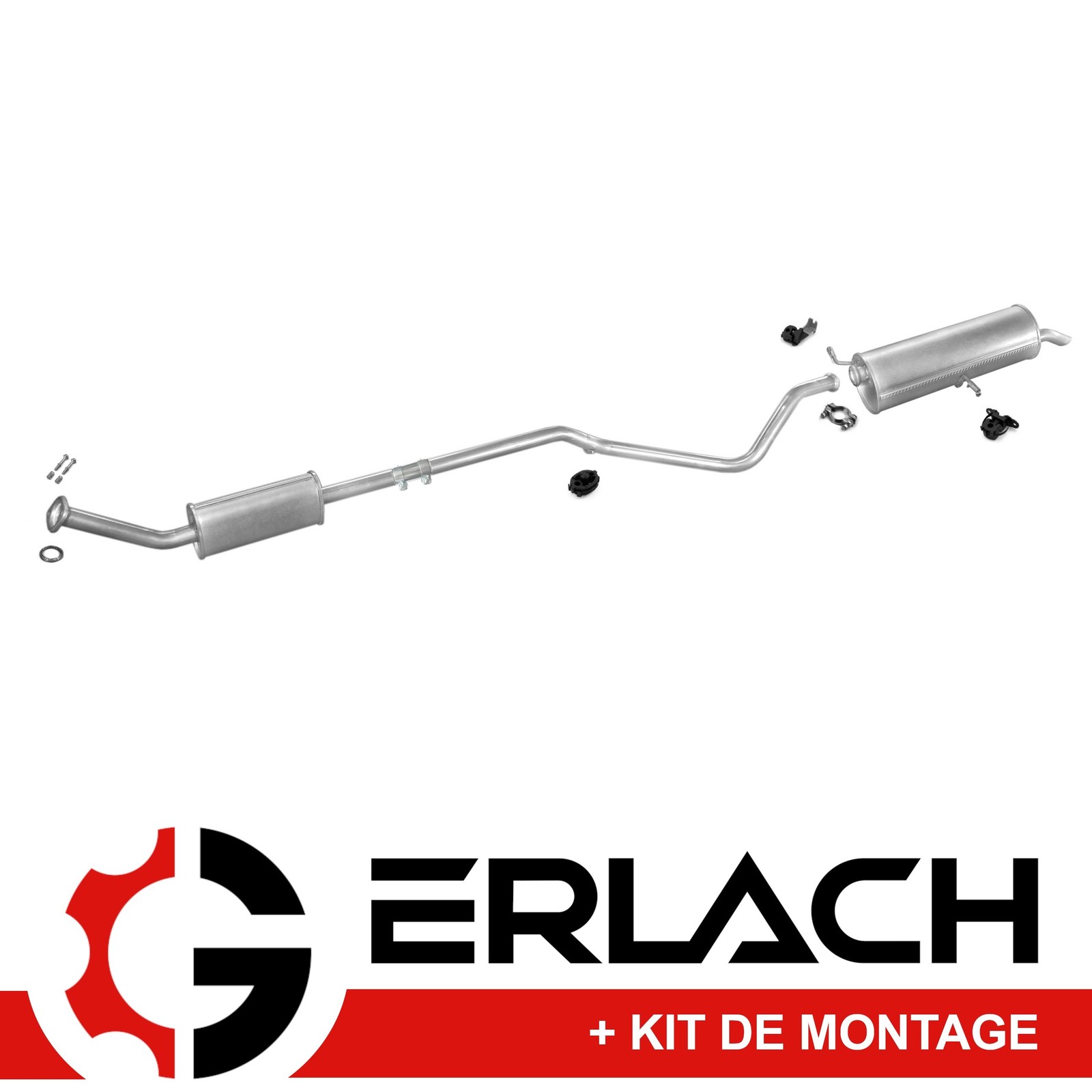 Pot echappement silencieux Peugeot 307 1.6 16v hayon essence 2001 2002 2003 2004 2005 336