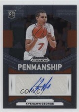 2024-25 Panini Prizm Draft Picks Penmanship Kyshawn George #P-KYG Auto 3nn