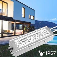 inShareplus LED Driver, 300W IP67 Waterproof Outdoor Power Supply,AC 110-260V to