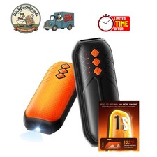 AI-Powered 6000mAh Hand Warmers with Smart Control and 3-in-1 LED - 2 Pack