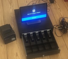 Square Register POS System - Cash Drawer, Printer Included 1