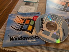 Microsoft Windows 98 Upgrade Second Edition Vintage - CD and Key Code