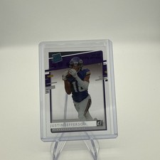 2020 Panini Chronicles #RR-JUJ Justin Jefferson Clearly Donruss Rated Rookies