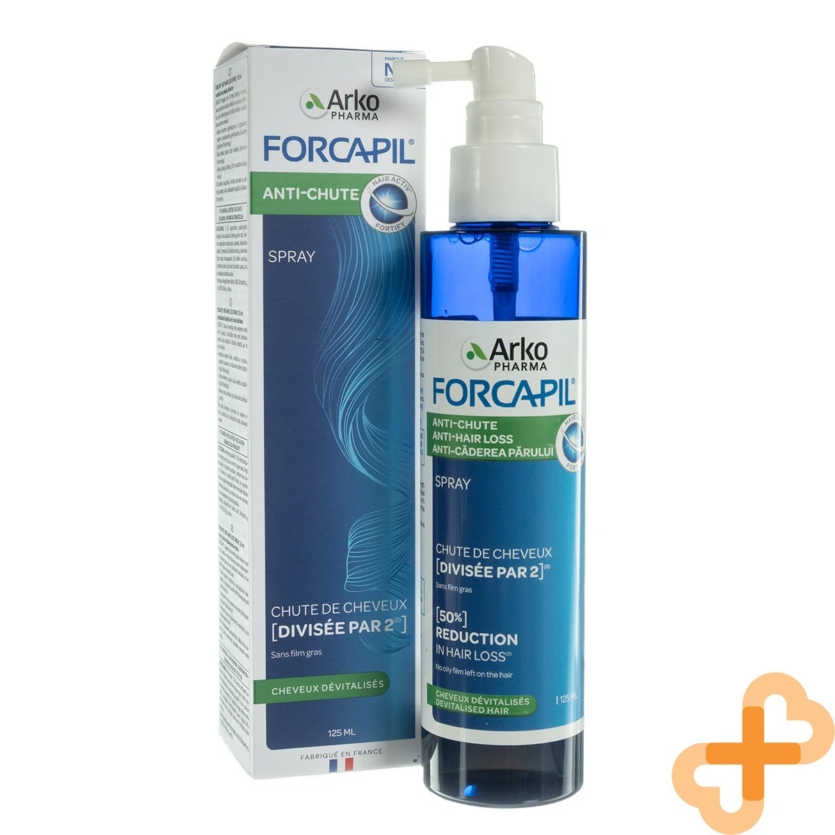 FORCAPIL Anti-Chute Spray Anti-Hair Loss with Plant Extracts Biotin Zinc 125 ml
Opens in a new windo