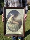 SCARCE The Girl I Left Behind WW1 World War Litho Poster Military Victorian Fram