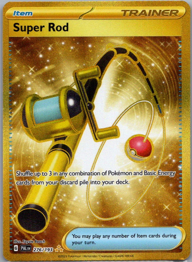 Super Rod Hyper Rare Holo 276/193 SV02: Paldea Evolved NM