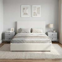 Nachttisch 2 Stk. Sonoma-Grau 43 X 34,5 X 47,5 Cm Holzwerkstoff