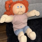 Vtg Cabbage Patch Kids / Doll Red Hair & Blue Eyes, Dimples  CPK