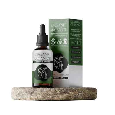 FARAHSISTERS 100% Pure Organic Argan Oil | Cold-Pressed Natural Treatment for Hair & skin