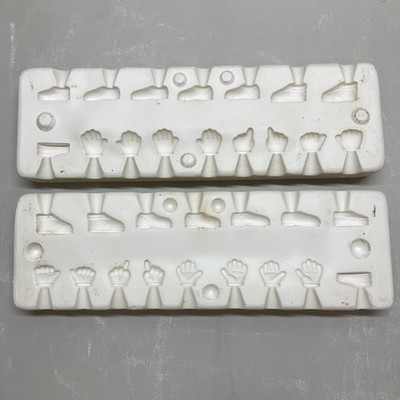 Ceramic Slip Casting Mold Hand And Feet Dona s Molds #D-859 Vintage 1990