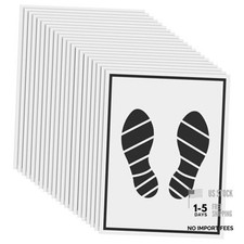 Paper Car Mats Automotive Floor Papert Mat Portable Vehicle Foot Pads 50pcs