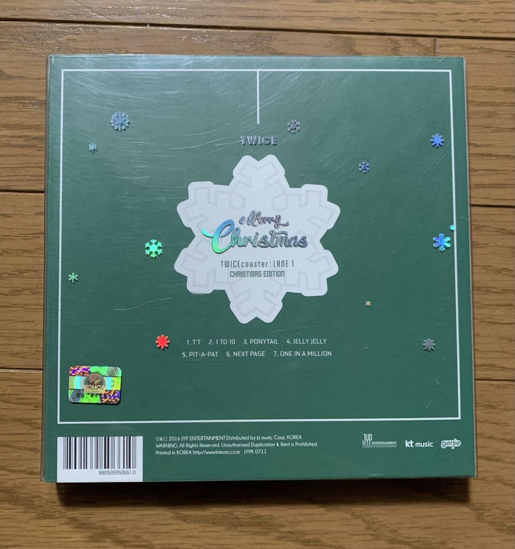 TWICE TWICEcoaster LANE1 クリスマスエディション CD 3rd Mini Album: TWICEcoaster：LANE1 【CHRISTMAS EDITION