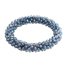 Elastic Crystal Glass Beaded Bracelets Stretch Layered Vintage Women Jewelry