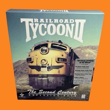 Railroad Tycoon II 2 The Second Century Expansion Pack Windows CD-ROM Big Box PC