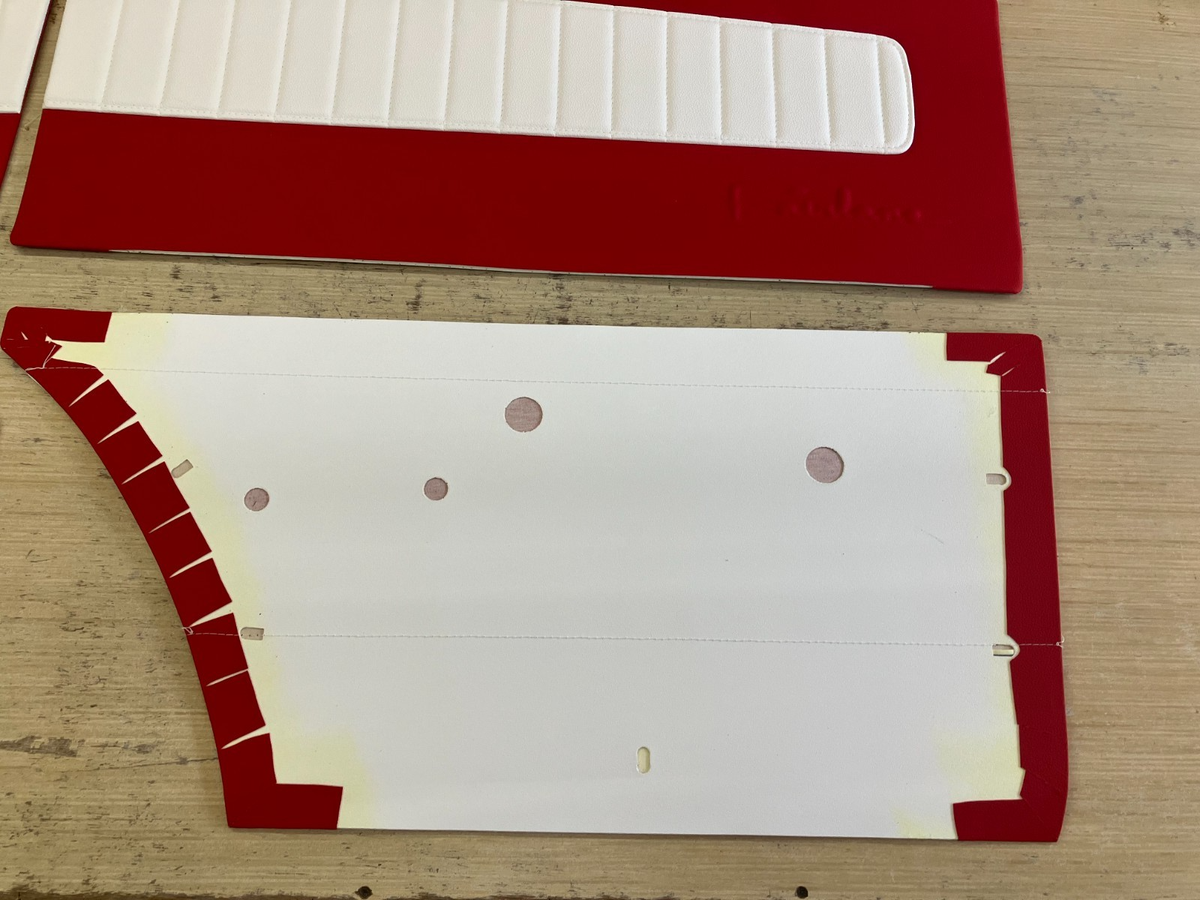 1962 1963 1964 Ford Fairlane Four Door Door Panels Pleated