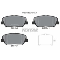 Textar BremsbeläGe Vorne FüR Hyundai I30 Coupe KIA Cee'd Sportswagon Pro