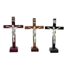 Wood Cross Ornament 4 inch
