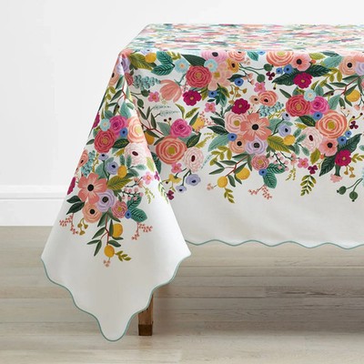 The Company Store - Garden Party Tablecloth - Pink - Buy Now