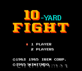 10 Yard Fight - NES Nintendo Football Game
