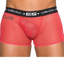 Boxer Mutandine Mutande Sportline Netzboxer 472 Es Collection Rosso S/4