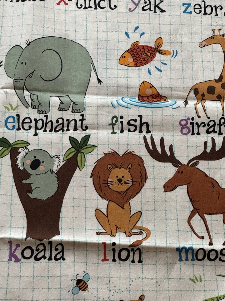 2013 Rare! Alexander henry” ABC With Me” OOP ( 1 .1/2 Yards/44’ Wide) - Image 3 of 4