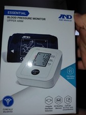 A&D Medical Essential Digital Blood Pressure Monitor Upper Arm UA-611 - New!