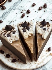 Image of Handmade soap cake slice - Mocha Joe - unique gift idea