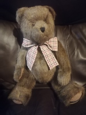Rare Boyds Bear Head Bean Collections Paws Edition Abner Q Bearsdale Sammler