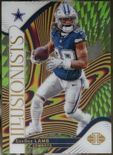 2024 Panini Illusions - Illusionists Green Football CeeDee Lamb #17 NM