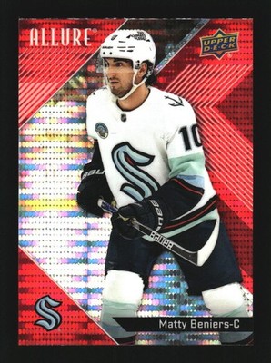 Matty Beniers 2024-25 Upper Deck Allure Red Rainbow #6