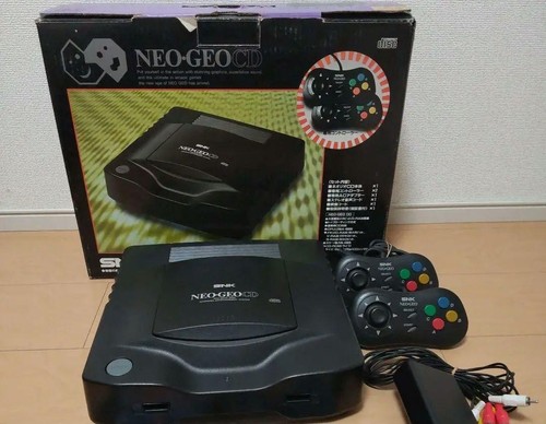 SNK NEO GEO NeoGeo CD Console system CD-T01 unit set boxed japan used tested