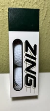 Vintage PING ZING by KARSTEN 2 “TNT Sports” Logo 3 BALLS w/ SLEEVE 1992