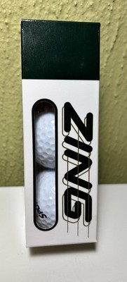 Vintage PING ZING by KARSTEN 2  TNT Sports  Logo 3 BALLS w/ SLEEVE 1992