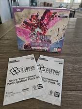 Gundam Card Game Steel Requiem GD03 English Booster Box New W/ Promo Cards Tcg