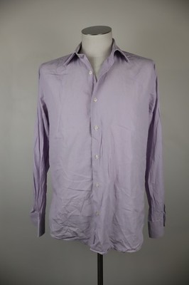 ROCCOBAROCCO Hemd Baumwolle Mann Gr 13 3/4 40 Mann Vintage Casual Cotton