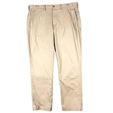 Polo Ralph Lauren Polo Chino Pants Mens 36x30 Beige Stretch Straight Fit Casual