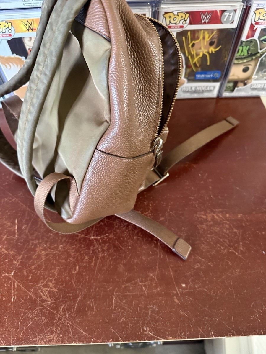 Coach F38263 Charlie Mini Leather Backpack - Brown - Minor  display picture 1
