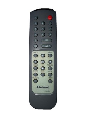 Polaroid K12L C8 TV Remote Control Tested Working Gray
