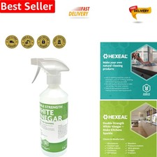 500ml Double Strength Vinegar – Safe for Kids & Pets, Effective Cleaning Aid 23.98 per litre