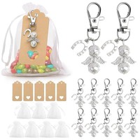 Schutzengel Gastgeschenke 30 StüCk Schutzengel AnhäNger Organza Beutel