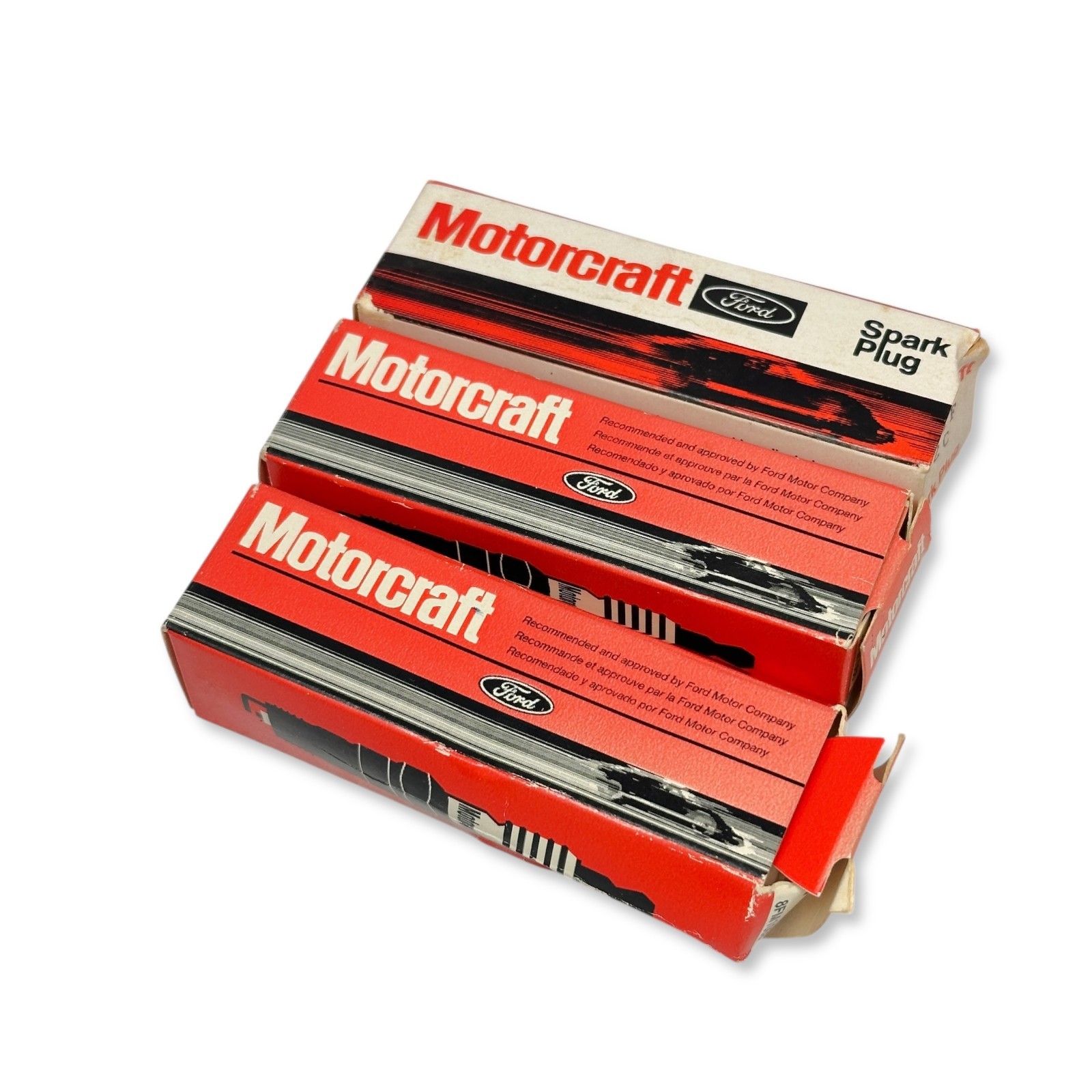 NOS Motorcraft Spark Plugs Lot 3 ASF42C  AWSF42C - Fits Ford Mustang 5.0L V8