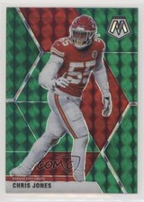 2020 Panini Mosaic Green Prizm ( Pictured) Chris Jones Frank Clark #7 07i7