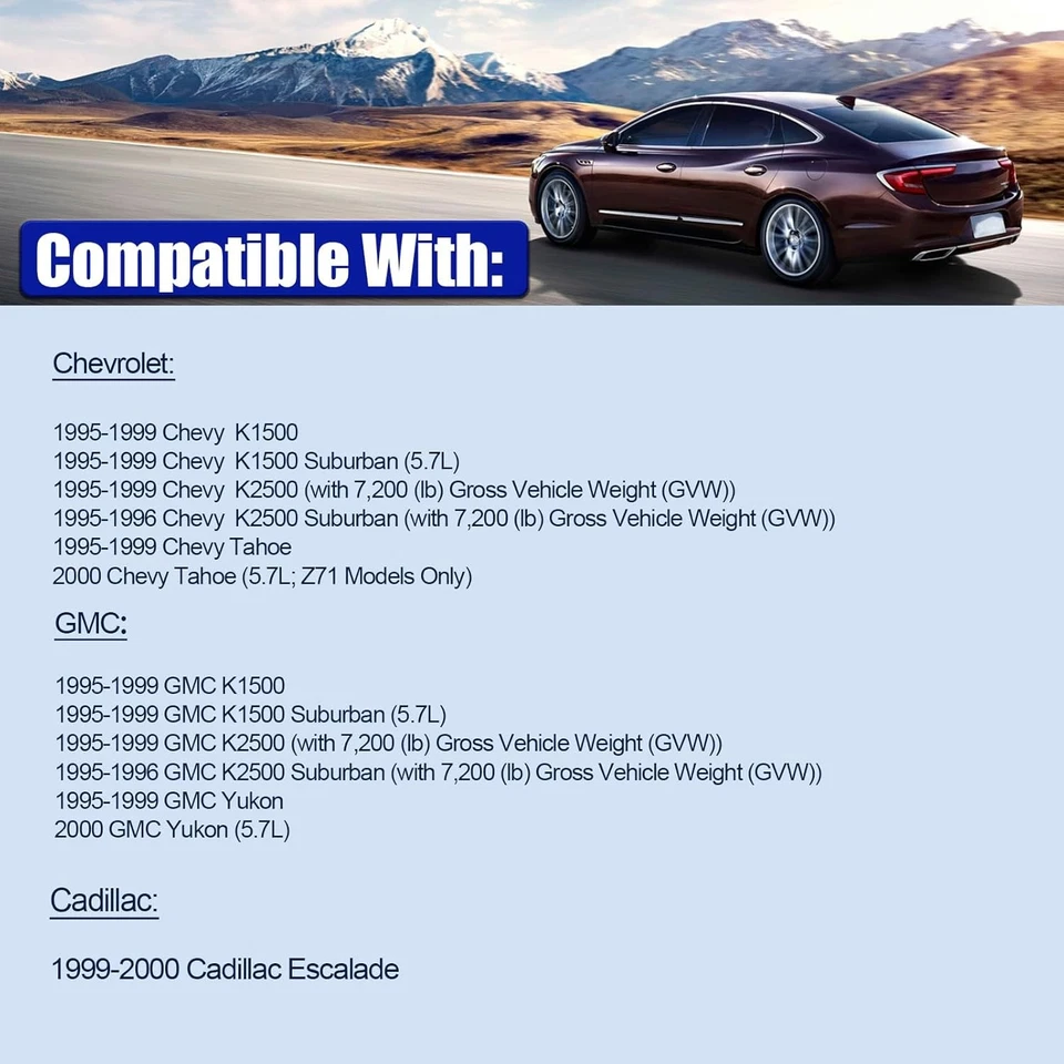 15pcs Front Suspension Kit for 4WD 1995-2000 Chevy GMC K1500 K2500 Suburban...  - Image 2 of 4