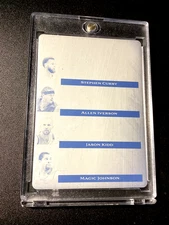 Stephen Curry 1/1 2024 Leaf Magnificent Rare #1 Print Plate 1 of 1 Magic Iverson