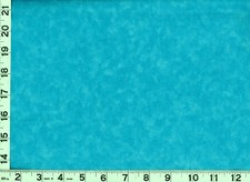 Dark Light Aqua Sponged Blender Quilting and Sewing Fabric by the Yard 2314