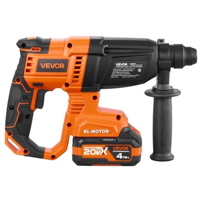 20V Cordless Rotary Hammer Drill SDS-Plus, 2.6J, 5300 BPM, Brushless, w/Battery
