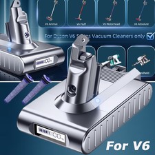 For Dyson V6 Battery DC58 Trigger Extra DC59 SV09 SV03 Battery with LED Display