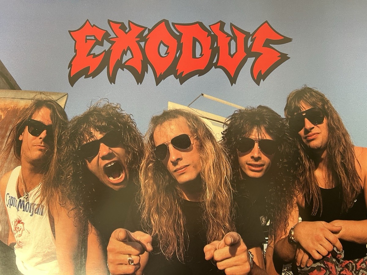Exodus Band Original Poster 1990 35” X 22” Thrash Metal